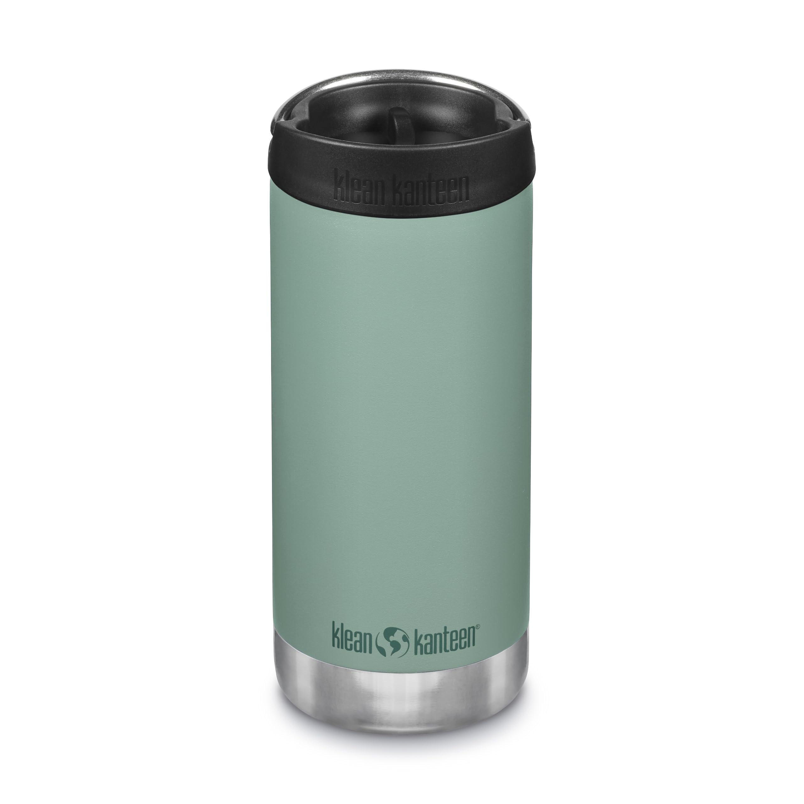 KLEAN KANTEEN Tkwide Green Beryl Cafe Cap with Insulated Tumbler 12oz, 1 EA