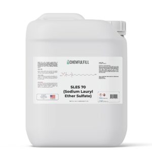 Chemfulfill Sodium Lauryl Ether Sulfate 70% – SLES 70% (SLES70) (Gallon (128 fl oz))