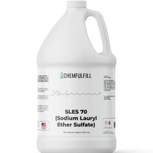 Chemfulfill Sodium Lauryl Ether Sulfate 70% – SLES 70% (SLES70) (Gallon (128 fl oz))