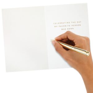 Hallmark Signature Birthday Card for Women (Favorite Person)