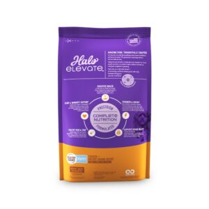 HALO Elevate Dry Dog Food, Healthy Grains Chicken Recipe, Puppy Formula, 3.5lb