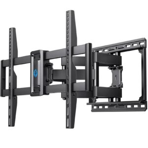 Pipishell Full Motion TV Wall Mount for 37-75 inch Flat/Curved TVs up to 100lbs, Wall Mount TV Bracket Swivel and Tilt, TV Mount Fits 8/12/16" Wood Studs, Max VESA 600x400mm, PILF3