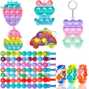 116 Pcs Party Favors for Kids 4-8-12,Pop Fidget Toys for Boys Grils, Treasure Box Toys for Classroom Prizes,Pinata Filler,Goodie Bag Stuffers,Treasure Chest Carnival Prizes,Easter Basket Stuffers