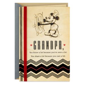 hallmark disney birthday card for grandpa (vintage mickey mouse)