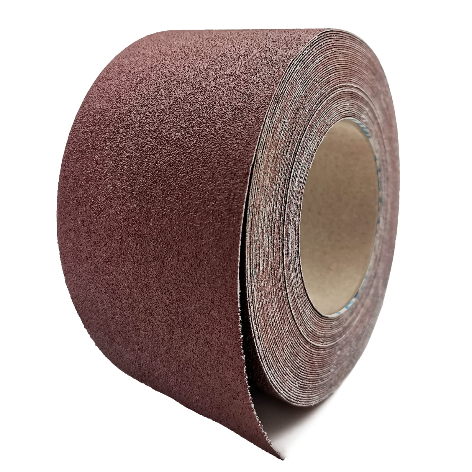 120 Grit Sandpaper Roll, 3 Inch x 49 Feet Emery Cloth Roll Aluminum Oxide Abrasive Paper Roll Continuous Sandpaper for Metalworking, Woodworker, Furniture Repair, Sanding Automotive Plumbing