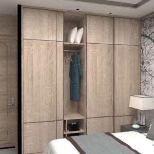 Boobest Light Brown Wood Wallpaper Peel and Stick Wood Grain Contact Paper Waterproof Removable Kitchen Cabinet Wallpaper 15.74"x 118" Wood Vinyl Wrap Cabinet Covers Oak Grey Wood Look Contact Paper