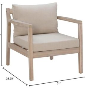 Linon Teagon BGE NAT Side Chair 2Pc