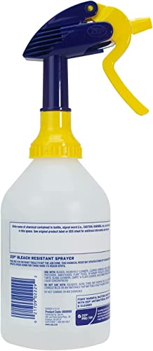 Zep New Bleach Resistant Professional Sprayer 2.0 Bottle 32 Ounces - 30 Foot Spray, Adjustable Nozzle