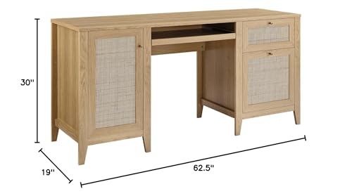 Modway Soma Desk, Oak, 63"