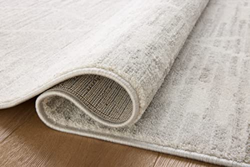 Loloi II Kamala Collection KAM-02 Ivory/Silver 7'-10" x 10' Area Rug