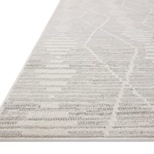 Loloi II Kamala Collection KAM-02 Ivory/Silver 7'-10" x 10' Area Rug