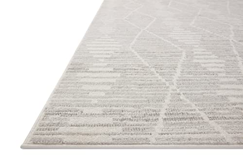 Loloi II Kamala Collection KAM-02 Ivory/Silver 7'-10" x 10' Area Rug