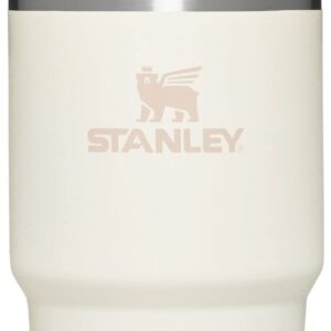 Stanley Quencher H2.0 FlowState Stainless Steel Vacuum Insulated Tumbler with Lid and Straw for Water, Iced Tea or Coffee, Smoothie and More, Cream , 14 oz