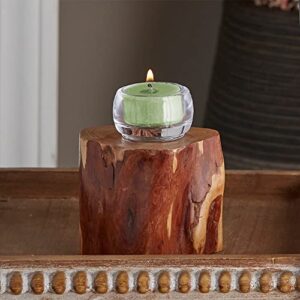 Root Candles Scented Tealights Seeking Balance® 4-Hour Aromatherapy Tealight Candles, 8-Count, Cleanse: Lime + Galbanum