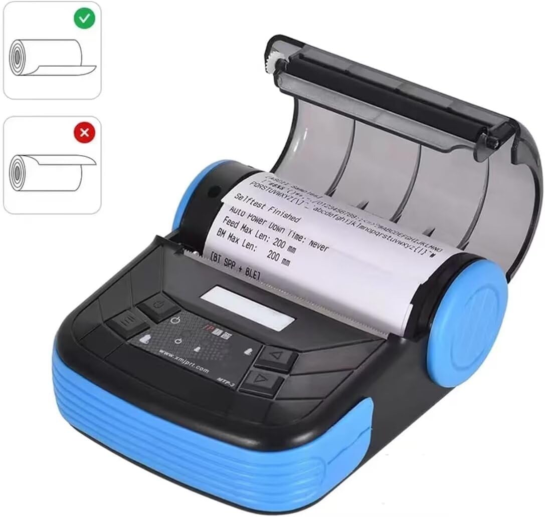 NOT for ios/ipad/MAC,80mm android portable bluetooth Receipt thermal Printer, mobile wireless 3 inch Ticket Bill invoice pos Printer for store small business,compatible with Windows/android