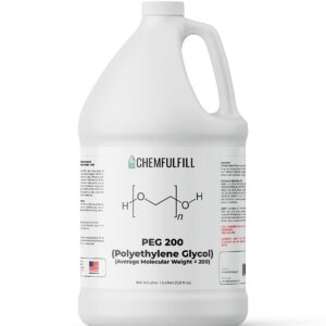 Chemfulfill PEG 200 – Polyethylene Glycol 200 (PEG200) (Gallon (128 fl oz))