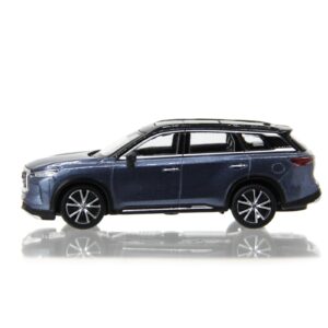 Infiniti 2022 QX60 1：64 Scale Diecast Model Car for Adults Collection Blue