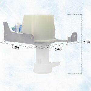 ZATUX 2217220 Ice Maker Circulation Pump Assembly Compatible with Whirl-Pool G-E Replaces Water Pump WP2217220 2185531 AP6006664 PS11739740 WR57X10028