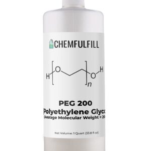 Chemfulfill PEG 200 – Polyethylene Glycol 200 (PEG200) (Gallon (128 fl oz))