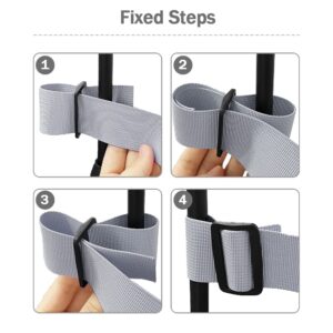 Elderly Shower Chair Seat Anti-Slip Belt, Universal Bath Bench Buckle Strap Nursing Care Supplies for Disabled Patient Bedridden (Grey)