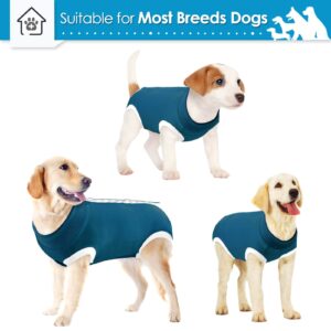 AOFITEE Dog Recovery Suit, Dog Surgical Recovery Suit for Female Dogs After Surgery, Breathable Dog Onesie for Surgery Abdominal Wounds, Dog Cone E-Collar Alternative for Male Female Anti Licking