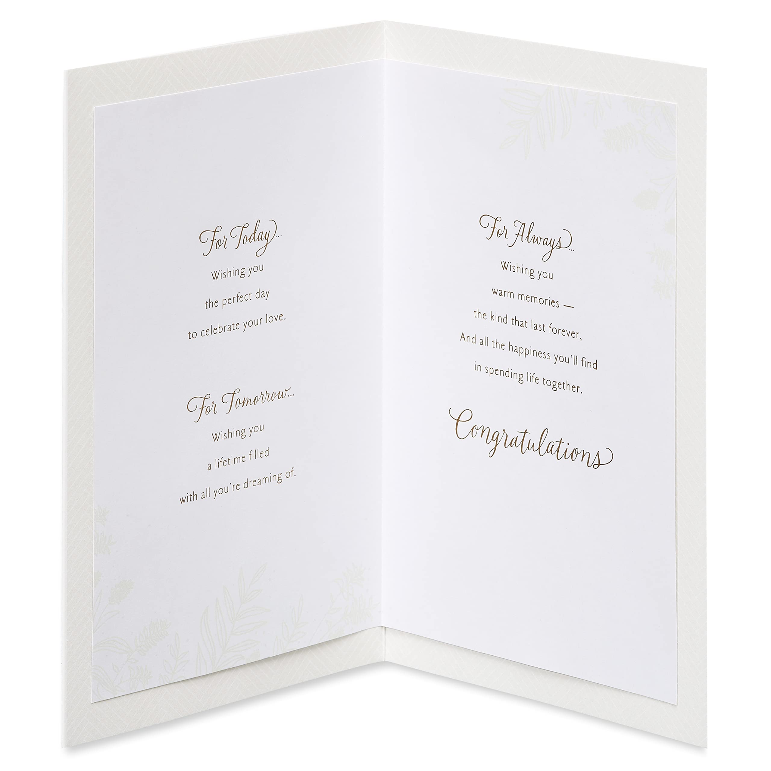 American Greetings Wedding Card (The Happiness You'll Find)