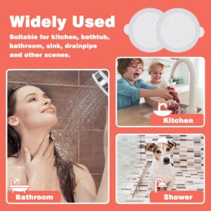 24 Pack Disposable Shower Drain Hair Catcher for Shower, Hair Stopper for Shower Drain Hair Catcher Mesh Stickers for Bathtub, Bathroom, Kitchen