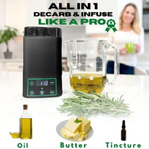 Decarboxylator and Infuser Machine, Magic Herb Butter Maker Machine, Oil Infuser Machine, Gummy Maker, Mess Free, Easy to Use – EdiOven & 2 Gummy Molds