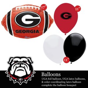 University of Georgia Party Supplies Bundle | University of Georgia Graduation Party Supplies | University of Georgia Tailgating Party Supplies (Tailgate Pack for 16)