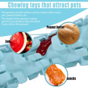 Jomilly Ice Lolly Dog Toys for Aggressive Chewer, Tough Dog Chew Toys for Medium Large Dogs, Water&Milk Freezable Rubber Dog Toy, Treat Dispensing Toys, Nearly Indestructible (Large)