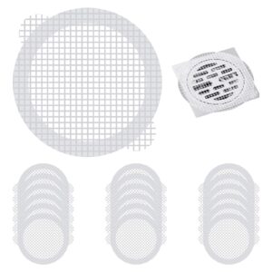 24 pack disposable shower drain hair catcher for shower, hair stopper for shower drain hair catcher mesh stickers for bathtub, bathroom, kitchen