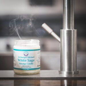 Heal The Masses White Sage Candles for Cleansing House Chakra Healing | Energy Cleansing Smudge Candle | Natural Aromatherapy Candle | Sage for Cleansing House Negative Energy (7 oz) (White Sage)