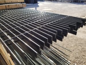 des moines steel - bar grating: width 24" bar size h 1" x w 3/16'' (1, 2')