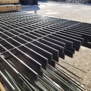 Des Moines Steel - Bar Grating: Width 24" Bar Size H 1" X W 3/16'' (1, 2')