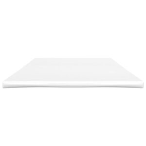 vidaXL Twin XL Mattress Topper 39.4"x79.9"x2" - Breathable Foam Bed Topper with 100% Polyester Skin-Friendly Fabric Cover - Versatile Use & Pain Relief Support