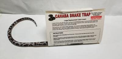 Cahaba Snake Trap, Large Replacement Catch Inserts (Glue Board) 6 Pack