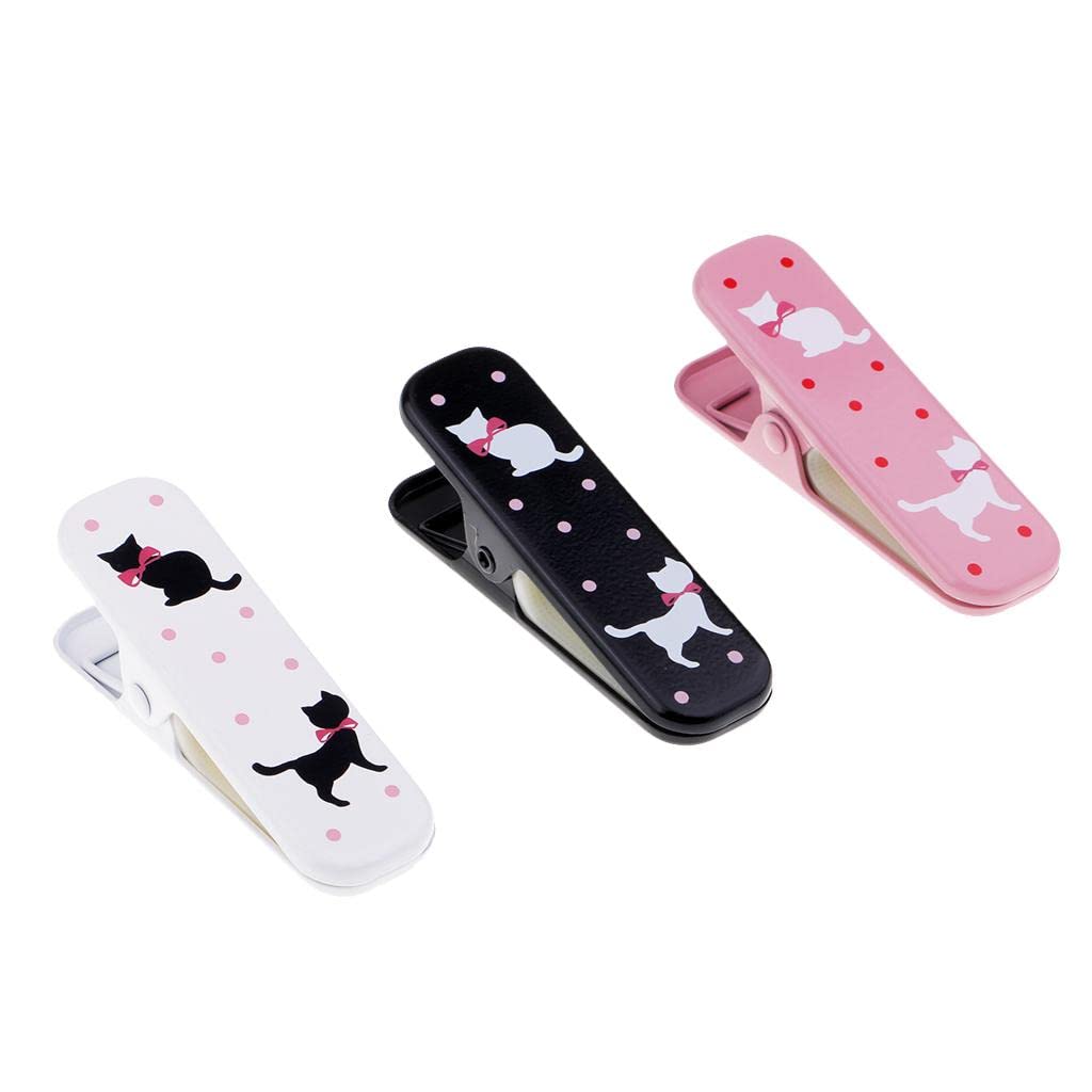 Deevoka 3pcs/Set Cherry Kimono Clips for Japanese Kimono, Cats