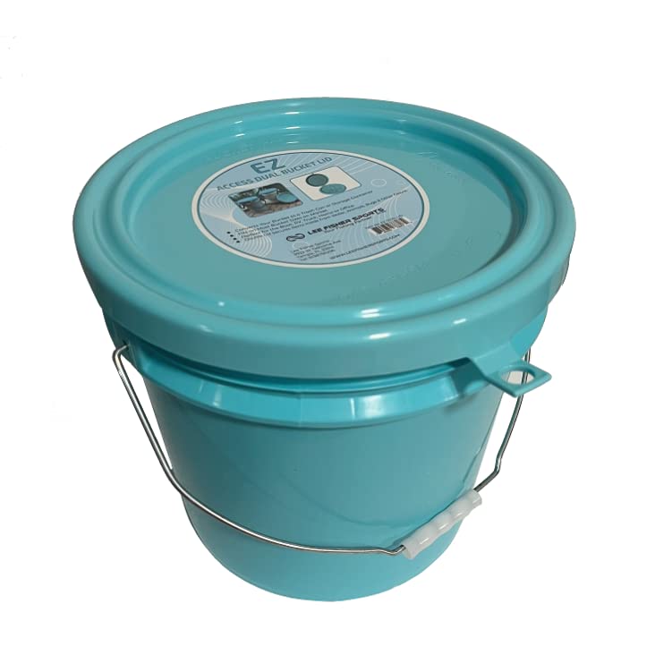 Trash Can, Garbage can with lid, cover and 3.5 gallon bucket. Keeps out insect, fly, animals, and reduces odor, smell. Convenient to put in kitchen, office, room, and outdoor. Durable plastic design.