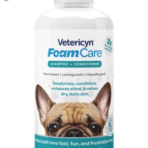 Vetericyn All-in 1 Multifunctional Dog Supplement and FoamCare Spray-On Plant-Based Dog Shampoo and Conditioner