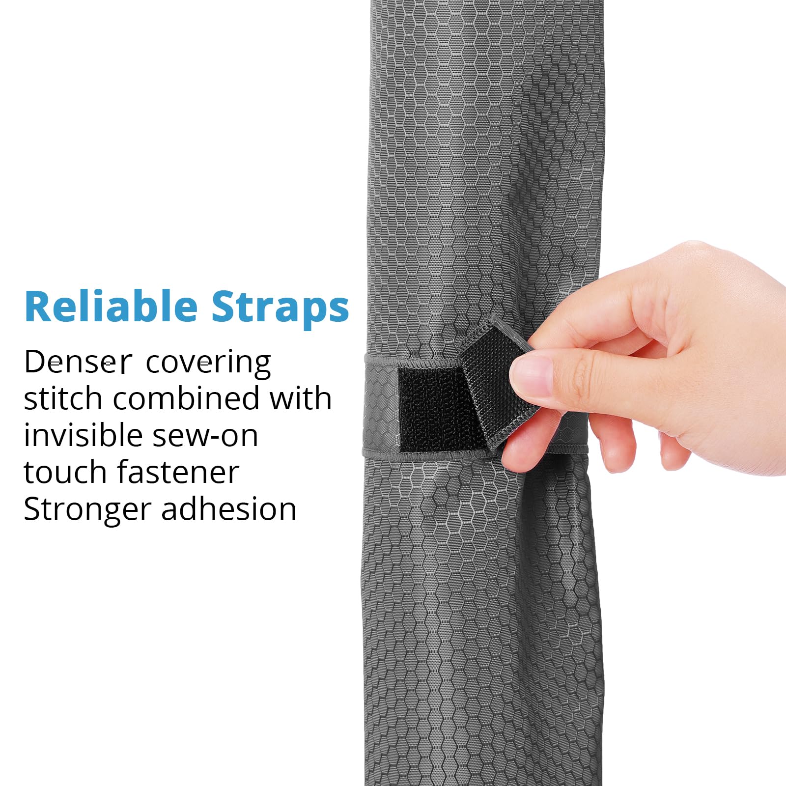 VIPEK Grey Upgarded Polyester Cover, Only fit V12 Garment Rack, 46.1" L x 18.5" W x 77.6" H