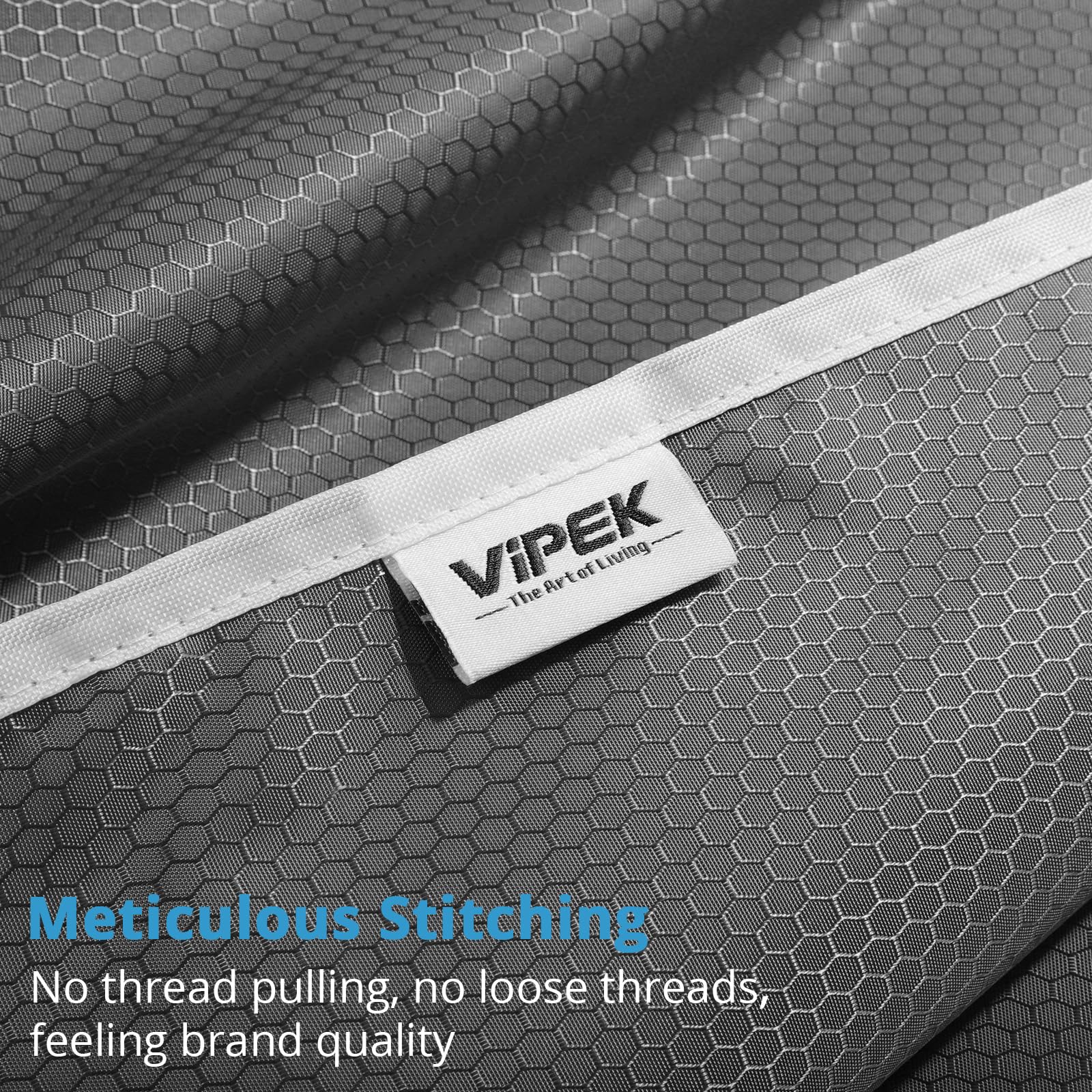 VIPEK Grey Upgarded Polyester Cover, Only fit V12 Garment Rack, 46.1" L x 18.5" W x 77.6" H