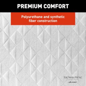 Thomas Payne 30" x 6" x 8" Short Queen RV Bed Extender for Full-Size Queen Conversion, Made from Polyurethane and Synthetic Fiber, Includes Fabric Hinge, Removable Zippered Cover - 2022323581