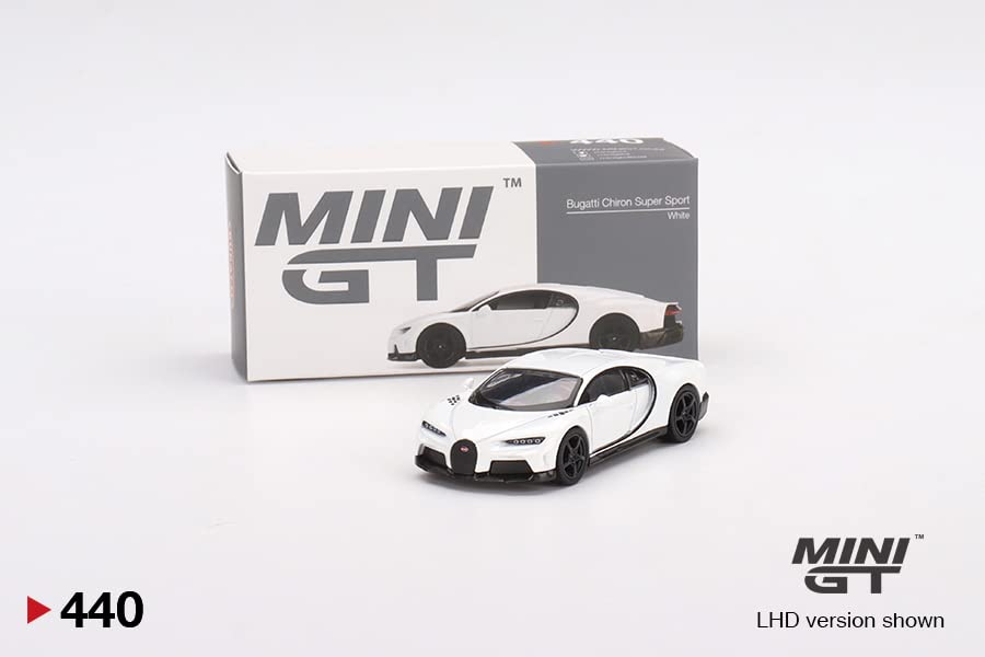 Bugatti Chiron Super Sport White 1/64 Diecast Model Car by True Scale Miniatures MGT00440