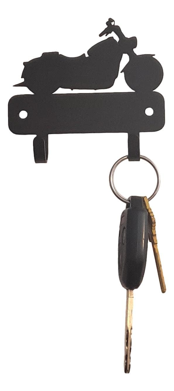 The Metal Peddler Miniature Motorcycle - Key Holder for Wall - XS 3.5 Inch - Made in USA