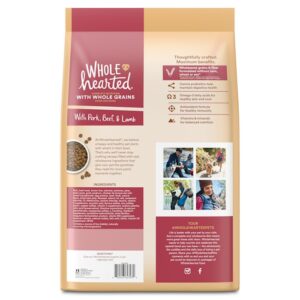 WholeHearted Whole Grains with Pork Beef & Lamb Dry Dog Food 30 lbs.