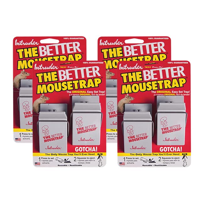 Intruder The Better Mousetrap™, Pack of 8 Traps