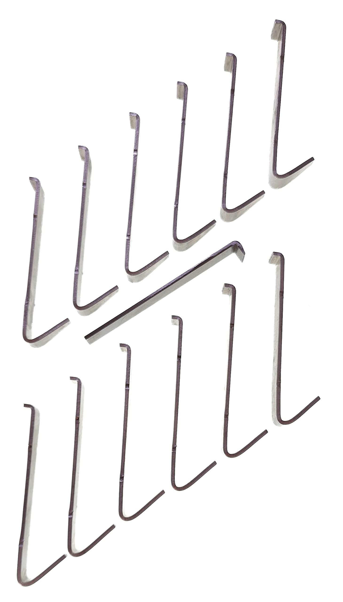 NoDamageHooks The Original for Fiber Cement Board siding ONLY! (12 Hooks and 1 Tool) Invented, Patented and Made in The USA!