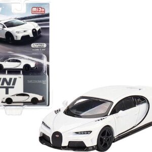 Bugatti Chiron Super Sport White 1/64 Diecast Model Car by True Scale Miniatures MGT00440