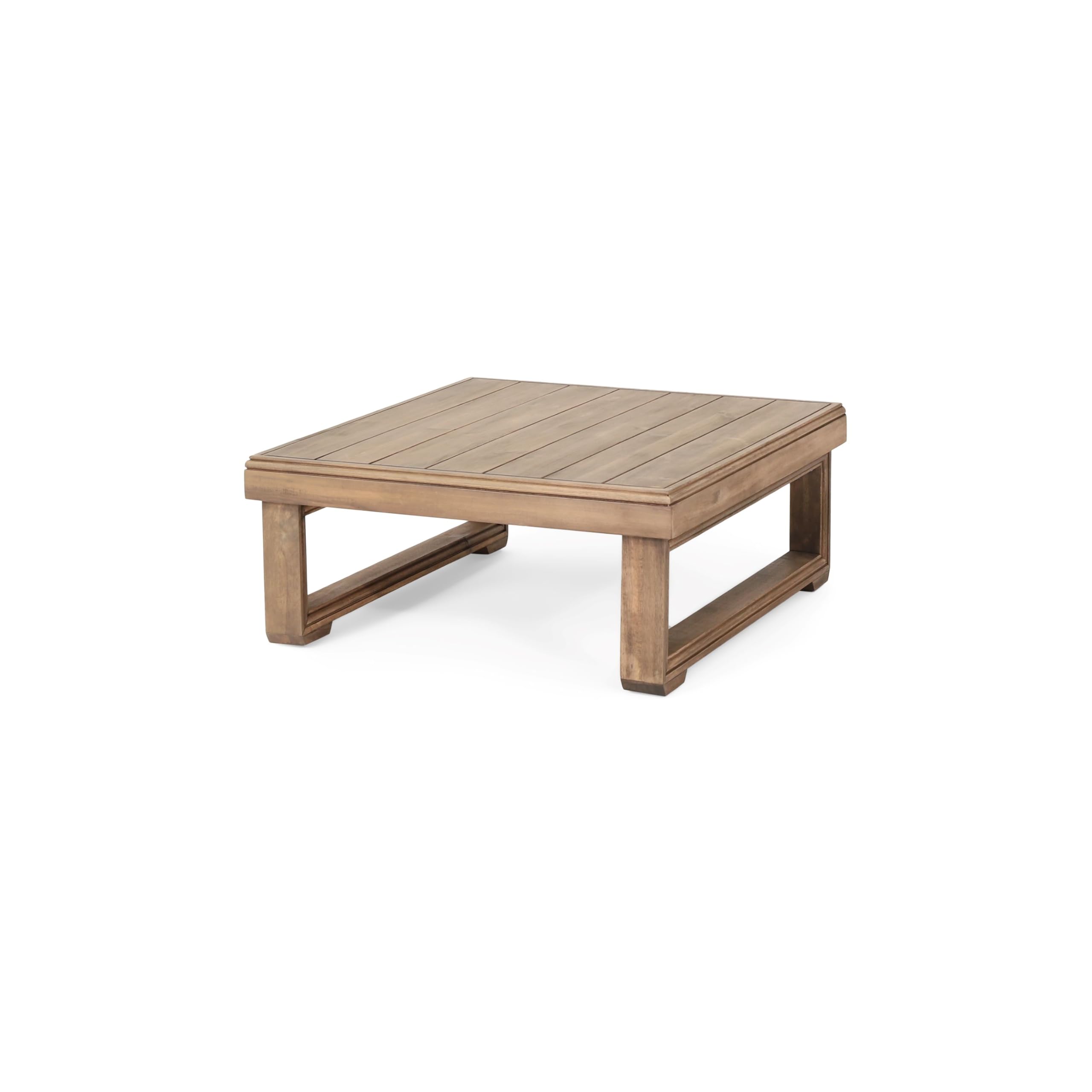 Christopher Knight Home Westchester Square Coffee Table - Acacia Wood - Brown Wash