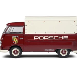 solido 421182320 1:18 Volkswagen T1 Pick-UP Porsche Service RED 1950